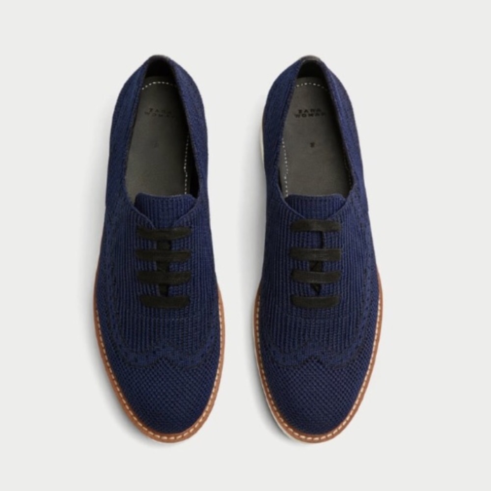 Zara fabric Derby shoes